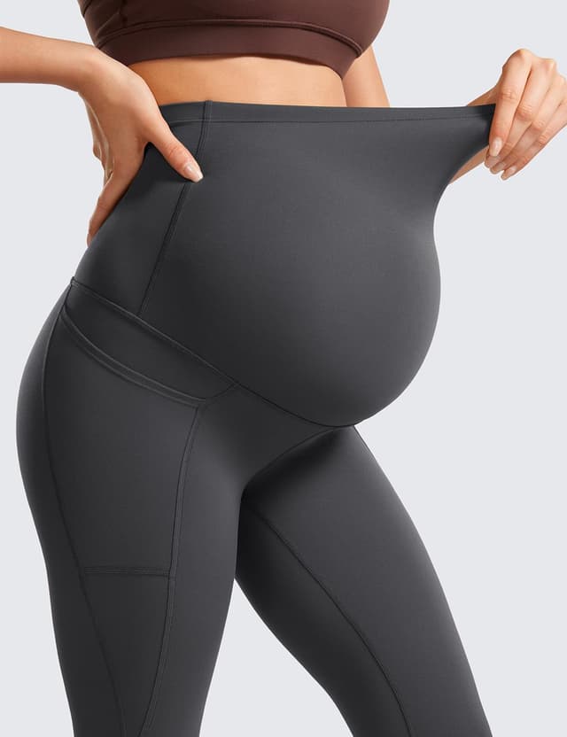 Detalle 2 de CRZ YOGA Butterluxe — Leggings de maternité ultra extensibles avec poches (64 cm)