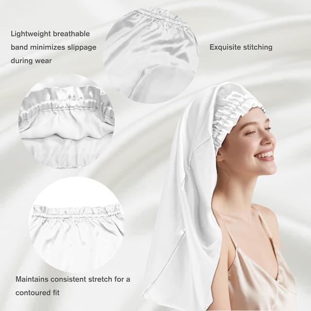 Detalle de townssilk Gorro de seda 22 mommes