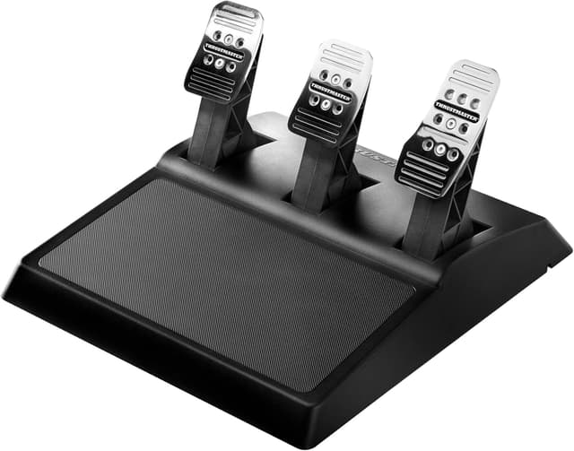 Detalle 2 de Thrustmaster T300 Integral Alcantara Ferrari 599XX Evo wheel & T3PA 3-pedal set (PC, PS4, PS5)