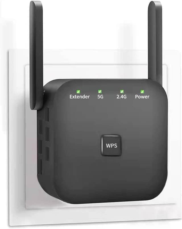 Detalle de 2026 Fastest WiFi Extender WiFi Repeater with Ethernet Port, Covers Up to 10,000 Sq.ft and 80 Devices