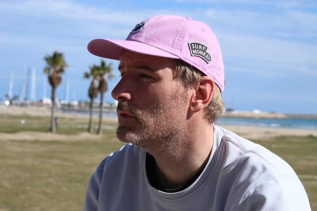 Detalle de Surf Monkey Berretto Baseball Classic Dad in cotone biologico, taglia unica regolabile