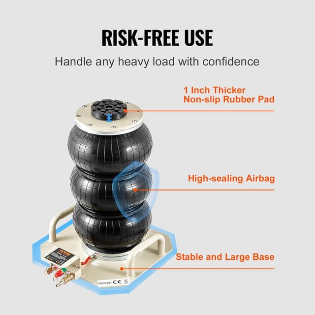 Thumbnail 5 de VEVOR Cric Pneumatico Auto 3 Tonnellate