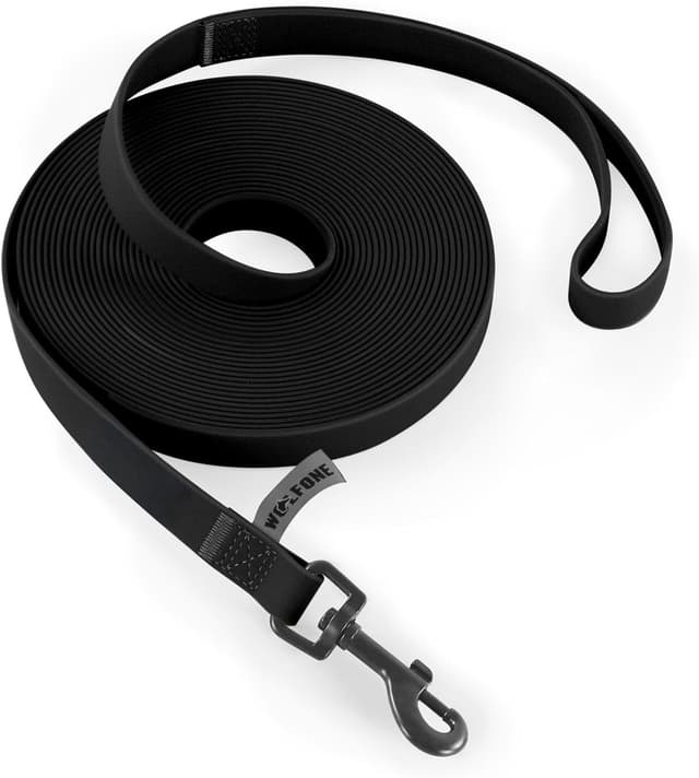 Detalle de Wolfone Black 9m Long Line Lead for Recall 🐕