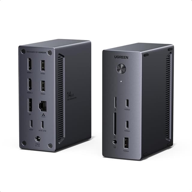 Detalle de UGREEN Docking Station 100W USB-C hub for laptops