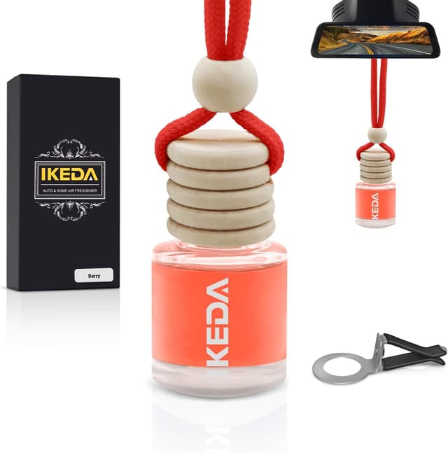 Thumbnail 6 de ikeda candle Ikeda Autoduft Duftbaum für Auto & Zuhause (Orange-new), 10 ml