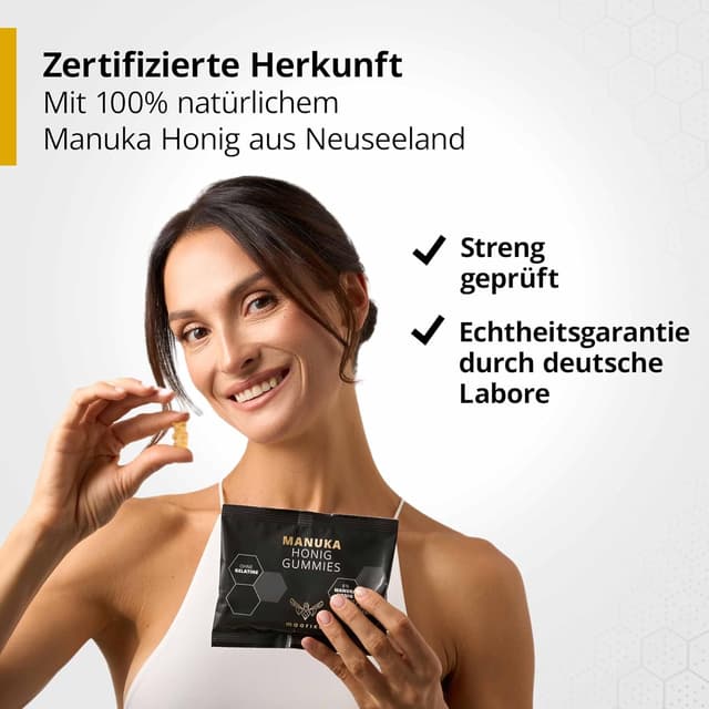 Detalle de maorika Manuka GUMMIES mit MGO 400