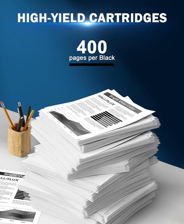 Thumbnail 2 de HALLOLUX 545 XL Schwarz 2er Pack Ersatz Canon Patronen