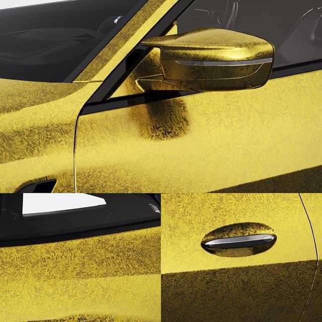 Detalle de Deecam Forged Carbon Folie glänzend, selbstklebend (Vinyl) für Auto, Motorrad & Fahrrad, 150 x 30 cm