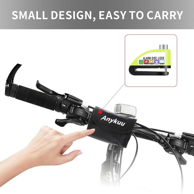 Thumbnail 2 de Anykuu Lucchetto Antifurto 7 mm 🔒