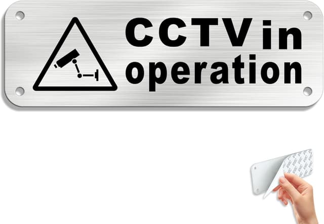 Thumbnail 6 de TAKULA CCTV IN OPERATION SIGN 15×5cm