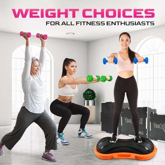 Thumbnail 4 de Yes4All set manubri esagonali in neoprene da palestra da 1 kg (coppia) con impugnatura ergonomica