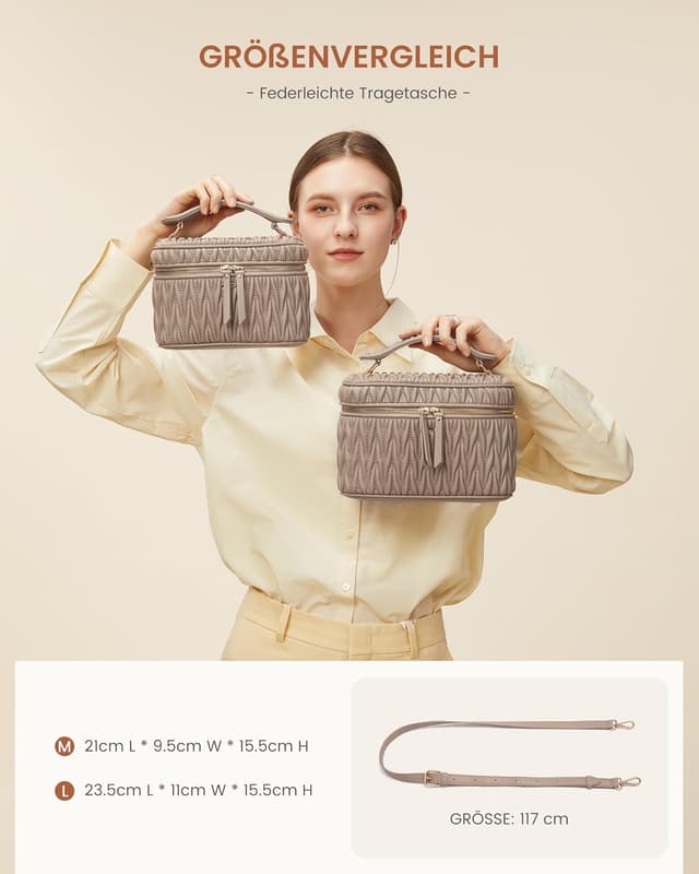 Thumbnail 4 de LOVEVOOK Umhängetasche Damen Khaki 21×9,5×15,5 cm