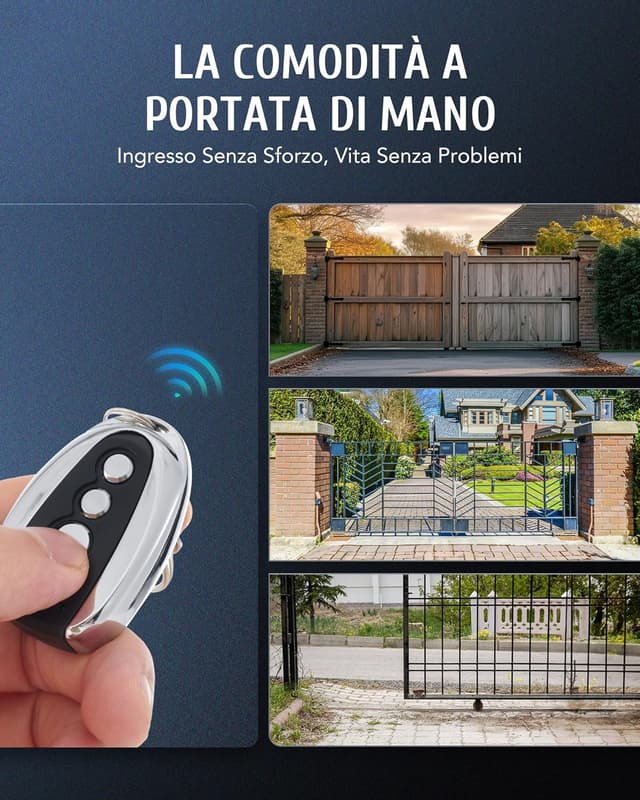 Detalle 2 de CO-Z 2er-Set Fernbedienungen für Schiebetorantriebe mit Funkreichweite bis 30 m