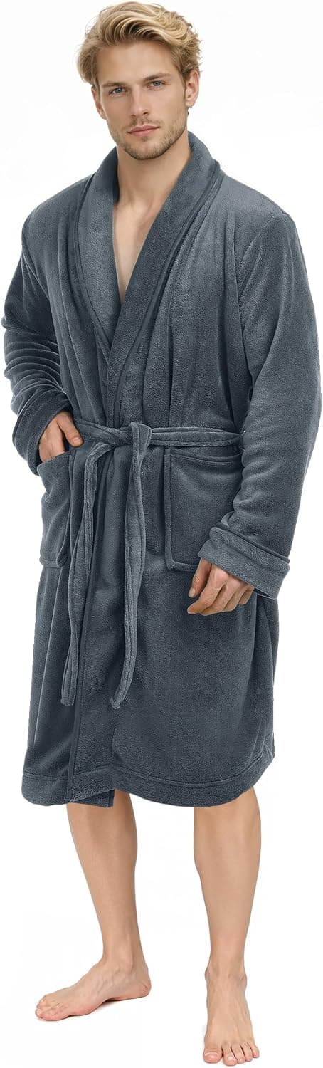 Thumbnail 6 de NY Threads Vestaglia da uomo collo a scialle morbida