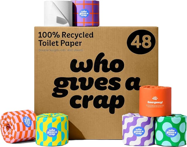 Detalle de Who Gives A Crap 100% Recycled Toilet Roll
