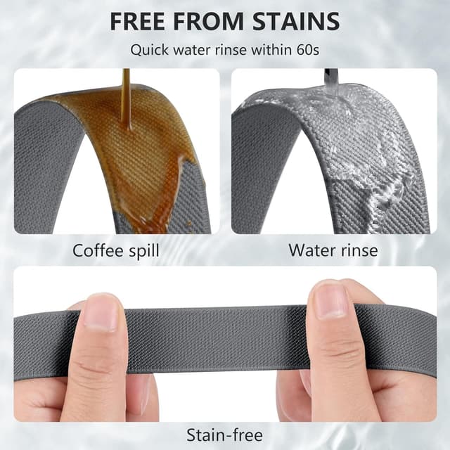 Detalle de IMIVIO water-resistant nylon strap for Apple Watch 40mm