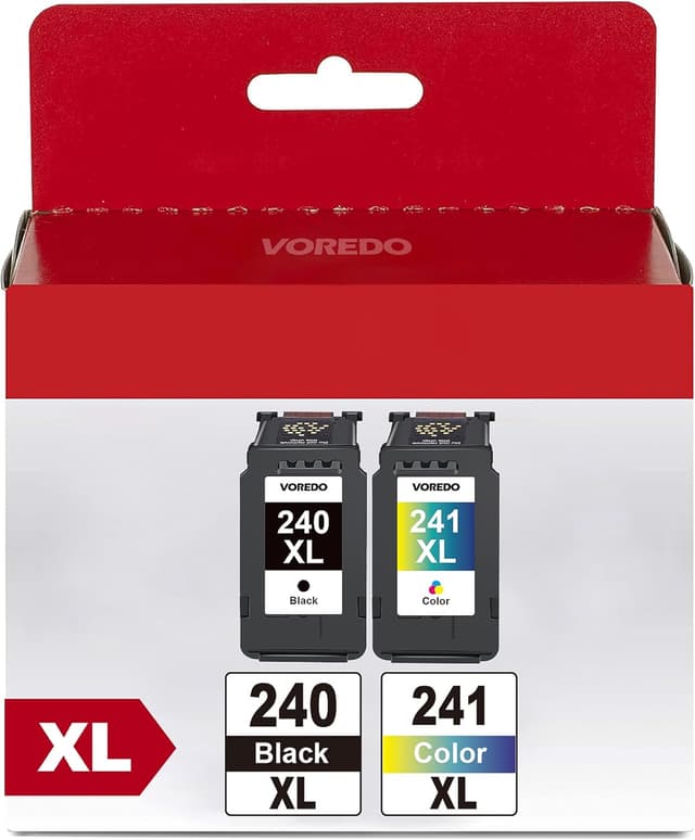 Detalle de VOREDO PG-240XL/CL-241XL Ink Cartridges 2-Pack 🖨