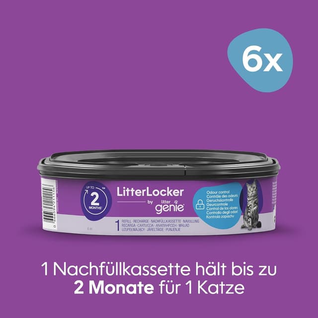 Thumbnail 6 de Litter Genie LitterLocker confezione da 6 ricariche con pellicola antiodore