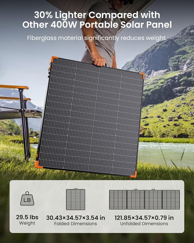 Thumbnail 4 de ZOUPW 450W Portable Solar Panel ☀