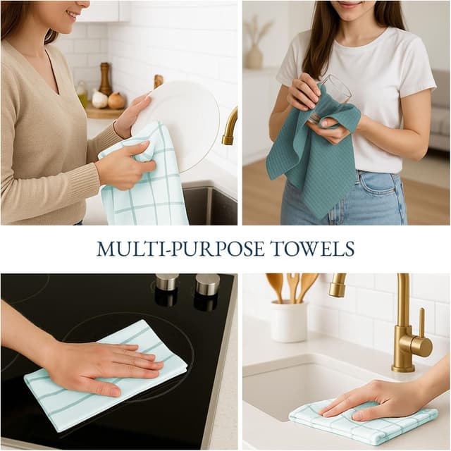 Thumbnail 5 de LANE LINEN Tea Towels Set 6 Pack