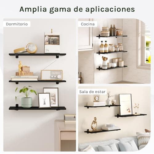 Thumbnail 4 de EUGAD Estantería de Pared 60x20x7 cm