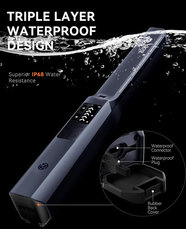 Detalle 2 de SUNPOW pinpointer metal detector IP68