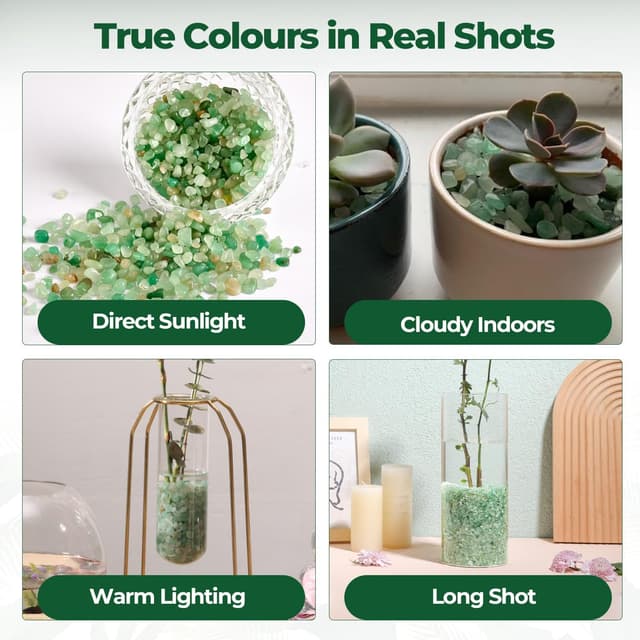 Thumbnail 4 de T4U Crystal Chips Quartz Jade Pebbles 450g