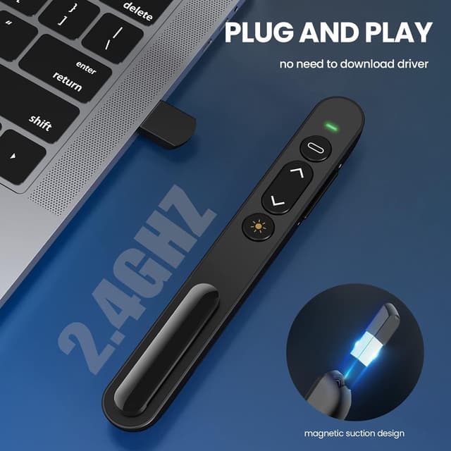 Detalle 2 de Presentation Clicker Wireless Presenter for PC