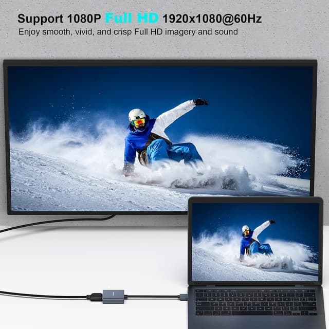 Detalle 1 de BENFEI Adattatore USB 3.0 HDMI 1080P