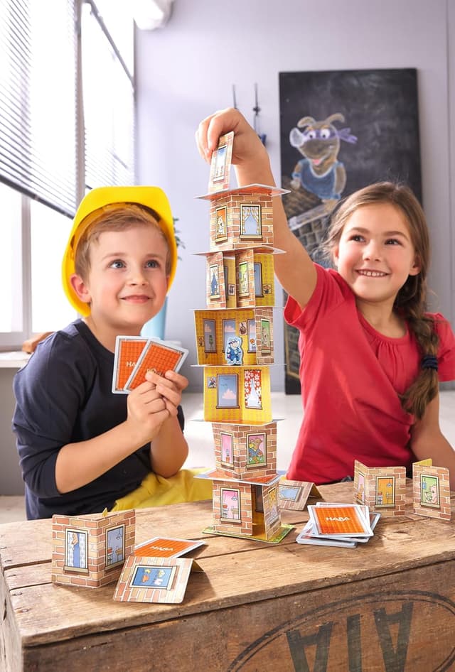 Thumbnail 6 de HABA Rhino Hero jeu d'empilement 3D 🎲