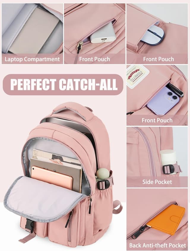 Thumbnail 6 de FIORETTO Lightweight School Backpack 15L