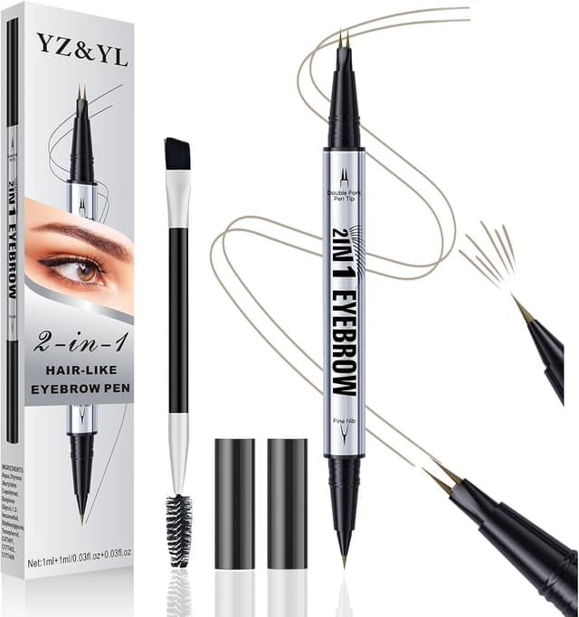 Detalle de Crayon sourcil YZ&YL, double embout 24 h