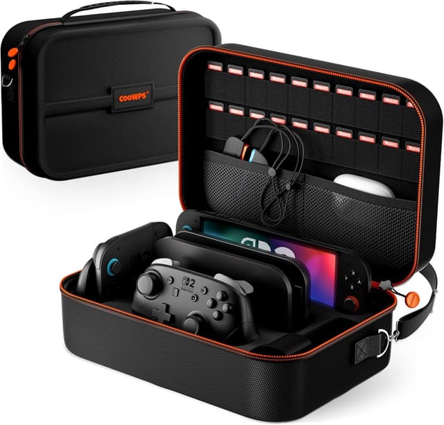 Detalle de ZOZOVR Switch 2 Funda rígida 20 ranuras