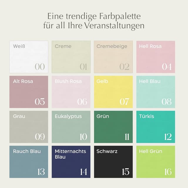 Detalle de Twinzee Vlies-Tischläufer „Eukalyptus“ (30 cm x 25 m) für Tischdeko bei Hochzeit, Geburtstag & Outdoor