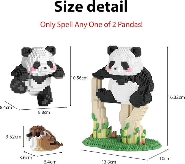 Thumbnail 6 de Panda Mini Building Blocks set 9+