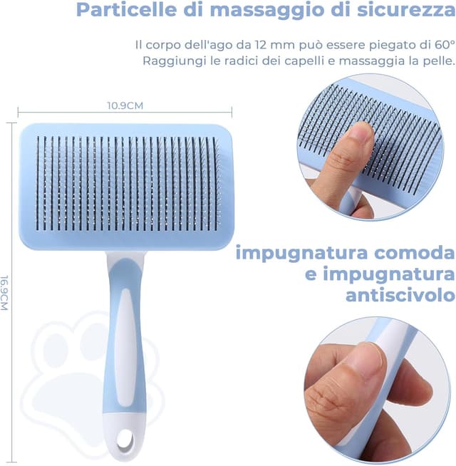 Detalle 2 de Vinabo Brosse autonettoyante pour animaux 95%