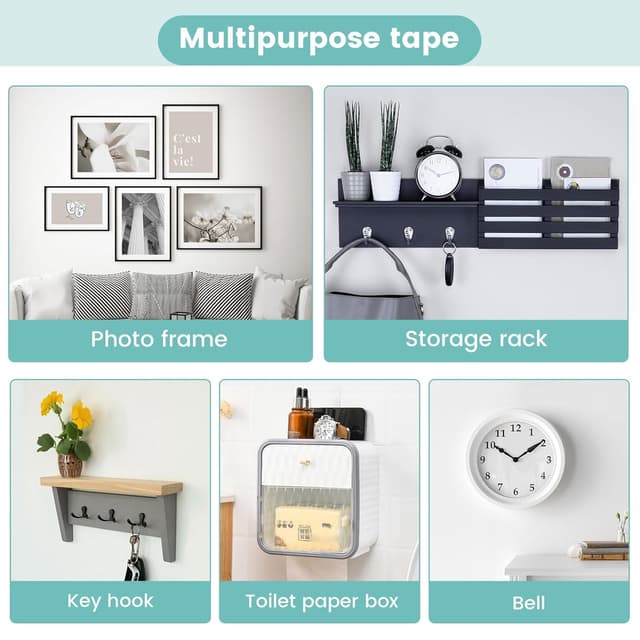 Detalle 2 de Double Sided Nano Tape 3.0m clear adhesive tape 🧻