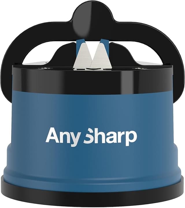 Imagen de AnySharp Afilador de Cuchillos ✨ Seguridad sin Manos, Azul en OfertitasTOP