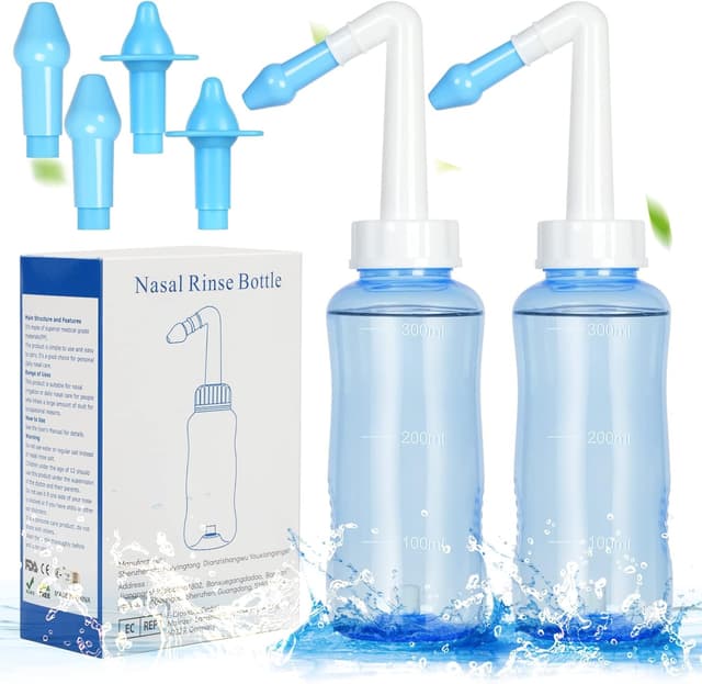 Imagen de URAQT Neti Pot 300ml per lavaggio nasale en OfertitasTOP