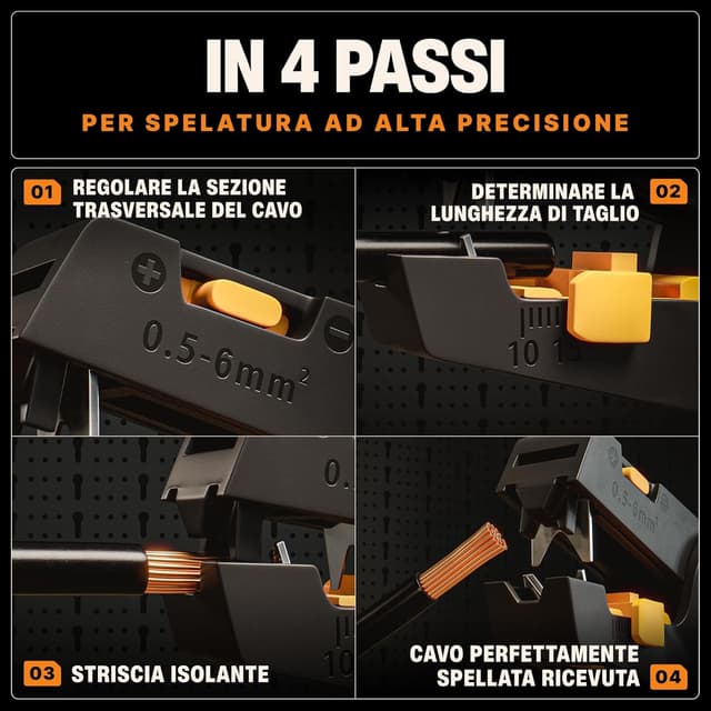 Thumbnail 3 de BAURIX AKURA spelafili professionale 0,5-6 mm²