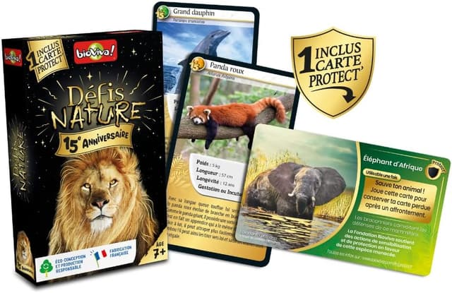 Detalle 2 de Bioviva DEFIS Nature Edición especial Animales Oscuro y Dorado