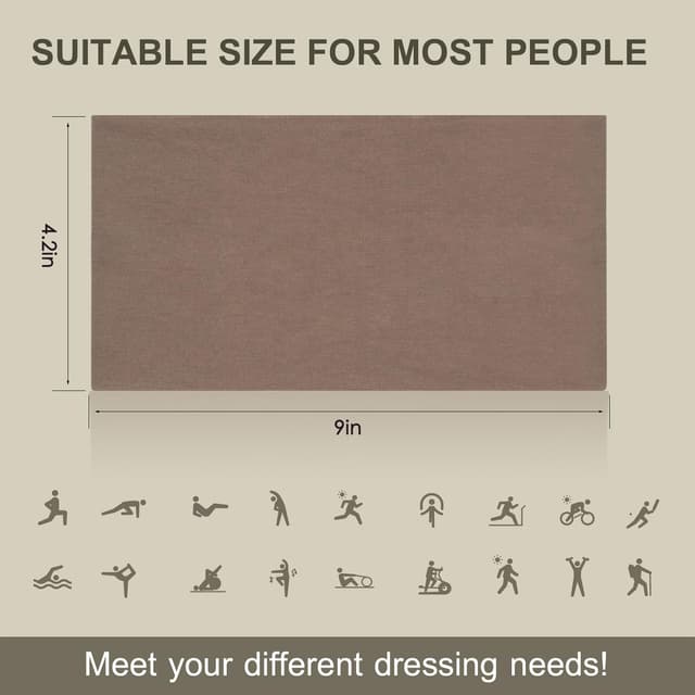 Detalle 2 de DiyJibb Damen-Stirnbänder im 7er-Set: breite Haarbänder für Workout & Alltag