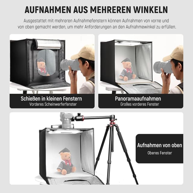 Detalle 1 de NEEWER LP50 Lichtbox Fotostudio 50 x 50 cm