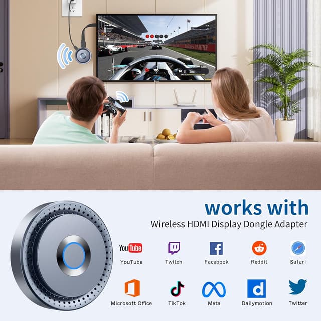 Thumbnail 2 de TPUFO Wireless HDMI Adapter 1080P