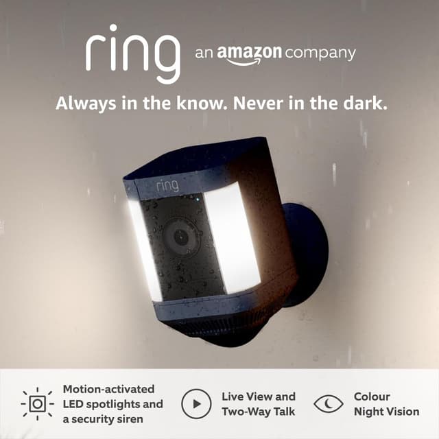 Detalle de Ring Spotlight Cam Plus Battery 1080p security camera