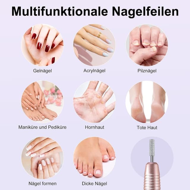 Thumbnail 6 de COSLUS Kabellos Nagelfräser 11 in 1 ⚙