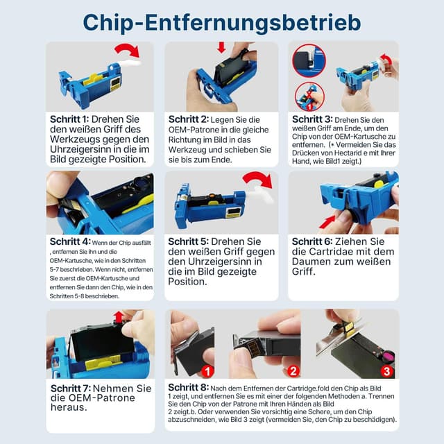 Detalle 2 de Washope 924e/924 Patronen Multipack kompatibel für HP Officejet Pro (4er-Pack)