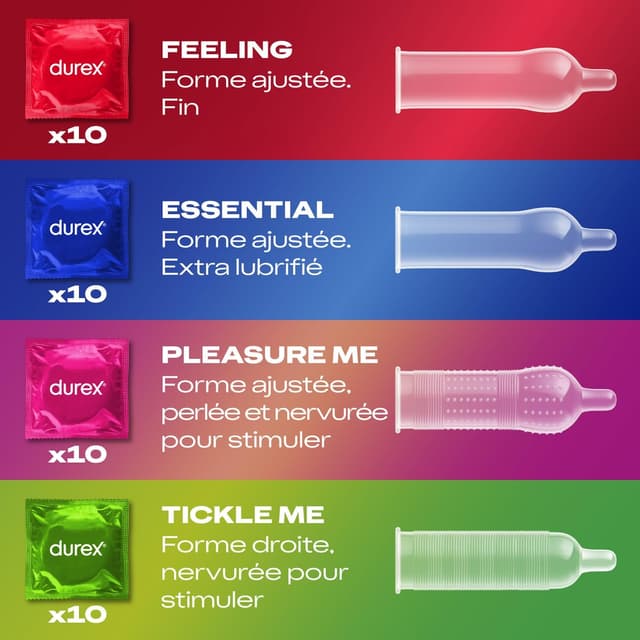 Thumbnail 2 de Durex SURPRISE ME 40 préservatifs ❤
