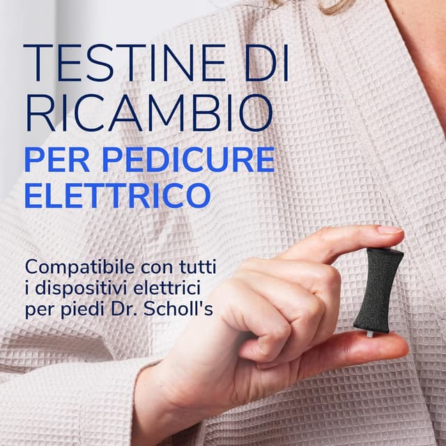 Detalle de Dr. Scholl’s 6 testine di ricambio per rulli