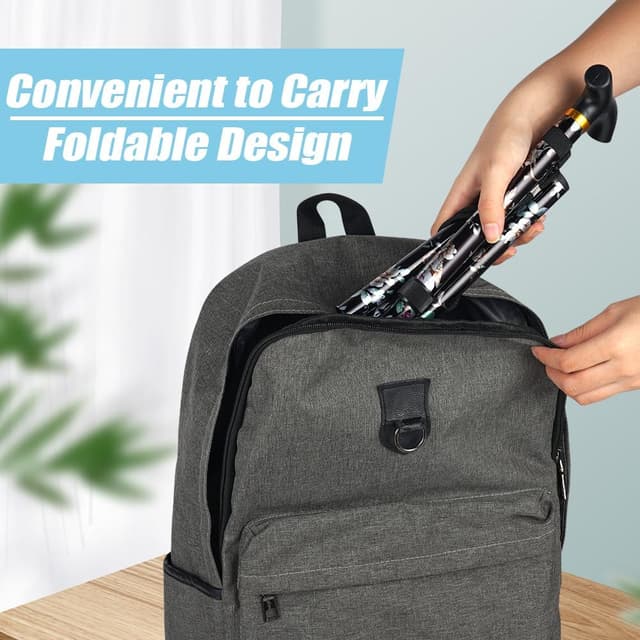 Detalle 2 de flintronic Canne de marche pliable 90 cm